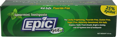 Зубная паста Epic Dental с ксилитом, безопасной для детей, мята колосистая -- 4,9 унции Epic Dental