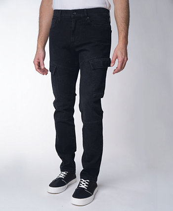 Мужские эластичные джинсы-карго скинни-карго Lazer
