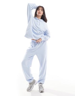 ASOS DESIGN ultimate sweatpants in washed pastel blue ASOS DESIGN