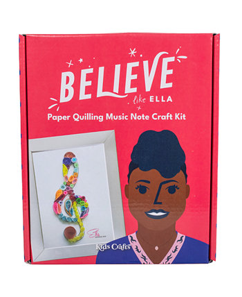 Верь как Элла — набор для творчества «Музыкальные ноты» в технике квиллинг Kids Crafts