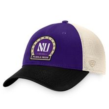 Men's Top of the World Purple Northwestern Wildcats Refined Trucker Adjustable Hat Top of the World