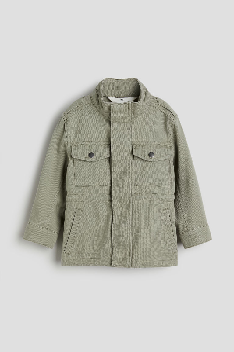 Практичная куртка из хлопкового твила H&M