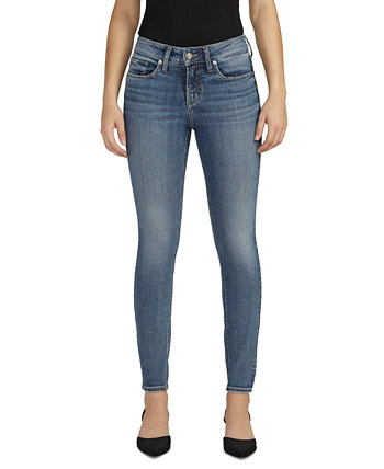 Женские джинсы скинни Suki со средней посадкой и пышным кроем Silver Jeans Co.
