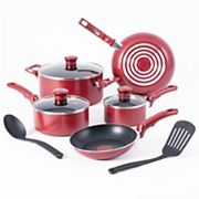 T-Fal Essentials 10 шт. Набор посуды с антипригарным покрытием T-Fal