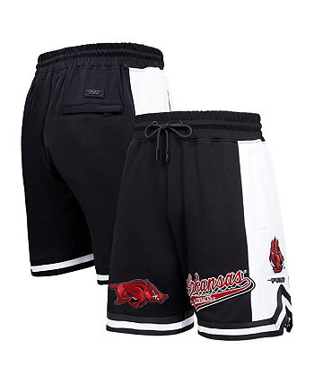 Men's Black Arkansas Razorbacks Script Tail DK 2.0 Shorts Pro Standard