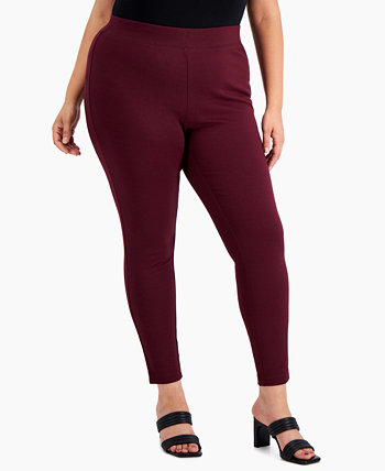 Узкие брюки-понте больших размеров без застежки, созданные для Macy's I.N.C. International Concepts