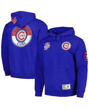 Мужской пуловер с капюшоном Royal Chicago Cubs City Collection Mitchell & Ness