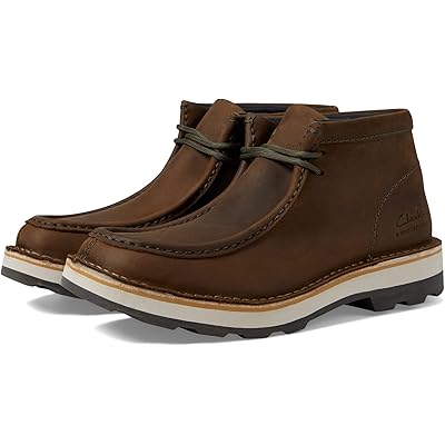 Кожаные водонепроницаемые ботинки Clarks Corston Wally с мягкой подкладкой и шнуровкой Clarks