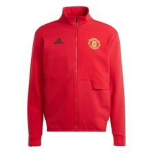 Мужская красная куртка adidas Manchester United 2023/24 Anthem с молнией во всю длину Adidas