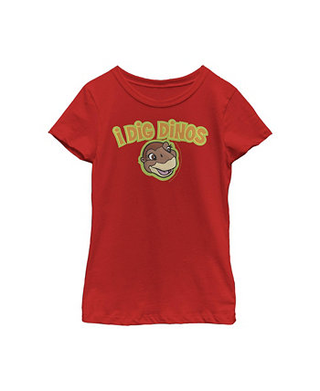 Girl's The Land Before Time Littlefoot Digs Dinos Child T-Shirt NBC Universal