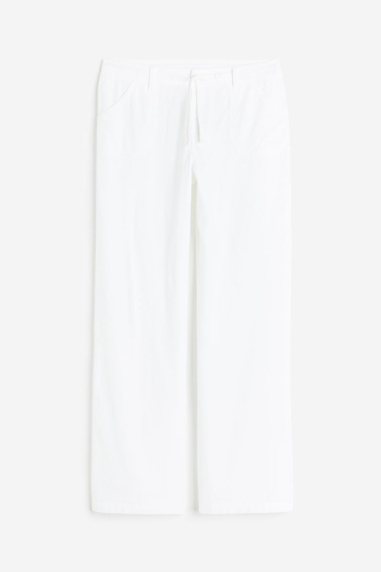 Linen-blend Pants H&M