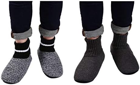 Мужские Носки Panda Bros Slipper Socks Soft Cozy Thick House Indoor Boot Sock Shoes with Anti-Skid Bottom Soles Panda Bros