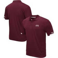 Men's Colosseum Maroon Mississippi State Bulldogs Big & Tall Santry Polo Colosseum
