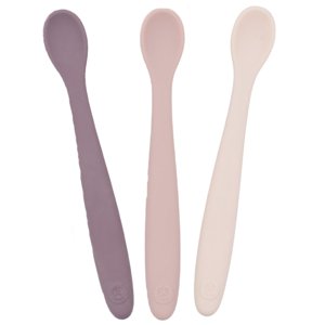 WeeSprout Silicone Baby Spoons, First Stage Infant Feeding Utensils With Soft-Tip, Set of 3 WeeSprout