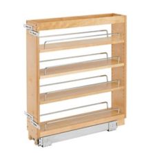 Rev-A-Shelf 448-BC-6C 6.5&#34; Выдвижная деревянная стойка-органайзер для кухонного шкафа, клен Rev-A-Shelf