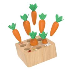 Wooden Carrot Toy Puzzle Popfun