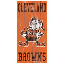Настенный знак с логотипом Cleveland Browns Heritage Fan Creations