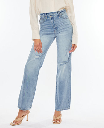 Женские прямые широкие джинсы 90-х годов Kancan