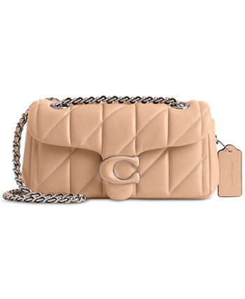 Quilted Leather Mini Tabby Shoulder Bag 20 with Chain COACH