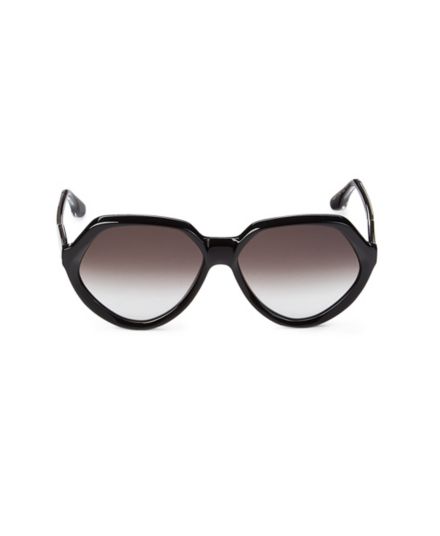 Овальные солнцезащитные очки 60 мм Victoria Beckham