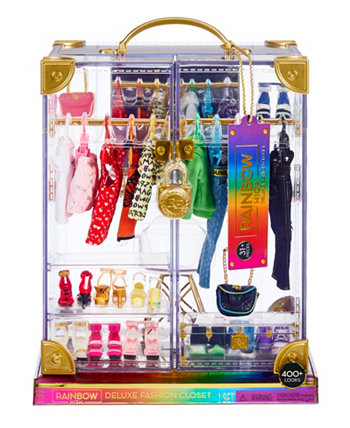 Игровой набор Deluxe Fashion Closet с более чем 400 модными комбинациями Rainbow High