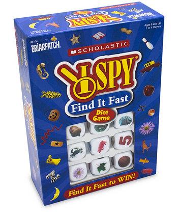 I Spy Find It Fast Dice Game Set, 51 предмет Briarpatch