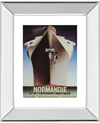 Картины с принтом "Нормандия" в зеркальной раме - 22 "x 26" Classy Art