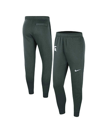 Мужские зеленые флисовые брюки Michigan State Spartans Club Nike