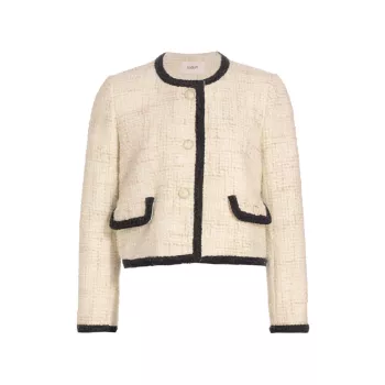 Fedji Cotton-Blend Tweed Crop Jacket Ba&sh