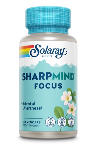 SharpMind Focus 30 капсул: Cognizin®, экстракт львиной гривы и бакапы Solaray