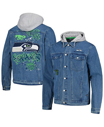 Мужская джинсовая куртка с капюшоном Seattle Seahawks от The Wild Collective The Wild Collective