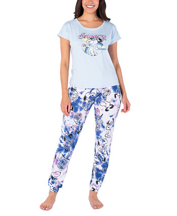 Women's Snoopy Dance Tie-Dyed Pajama Set Munki Munki
