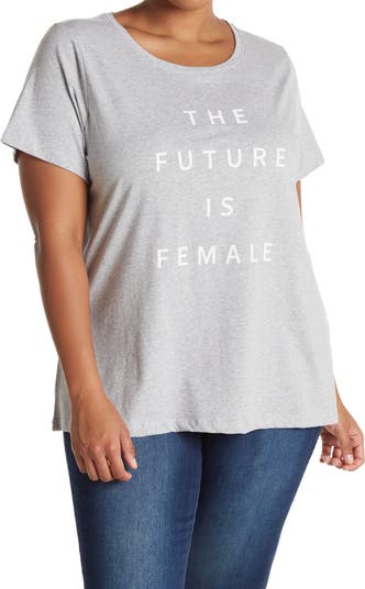 Женская футболка с короткими рукавами и круглым вырезом The Future Is FOR THE REPUBLIC