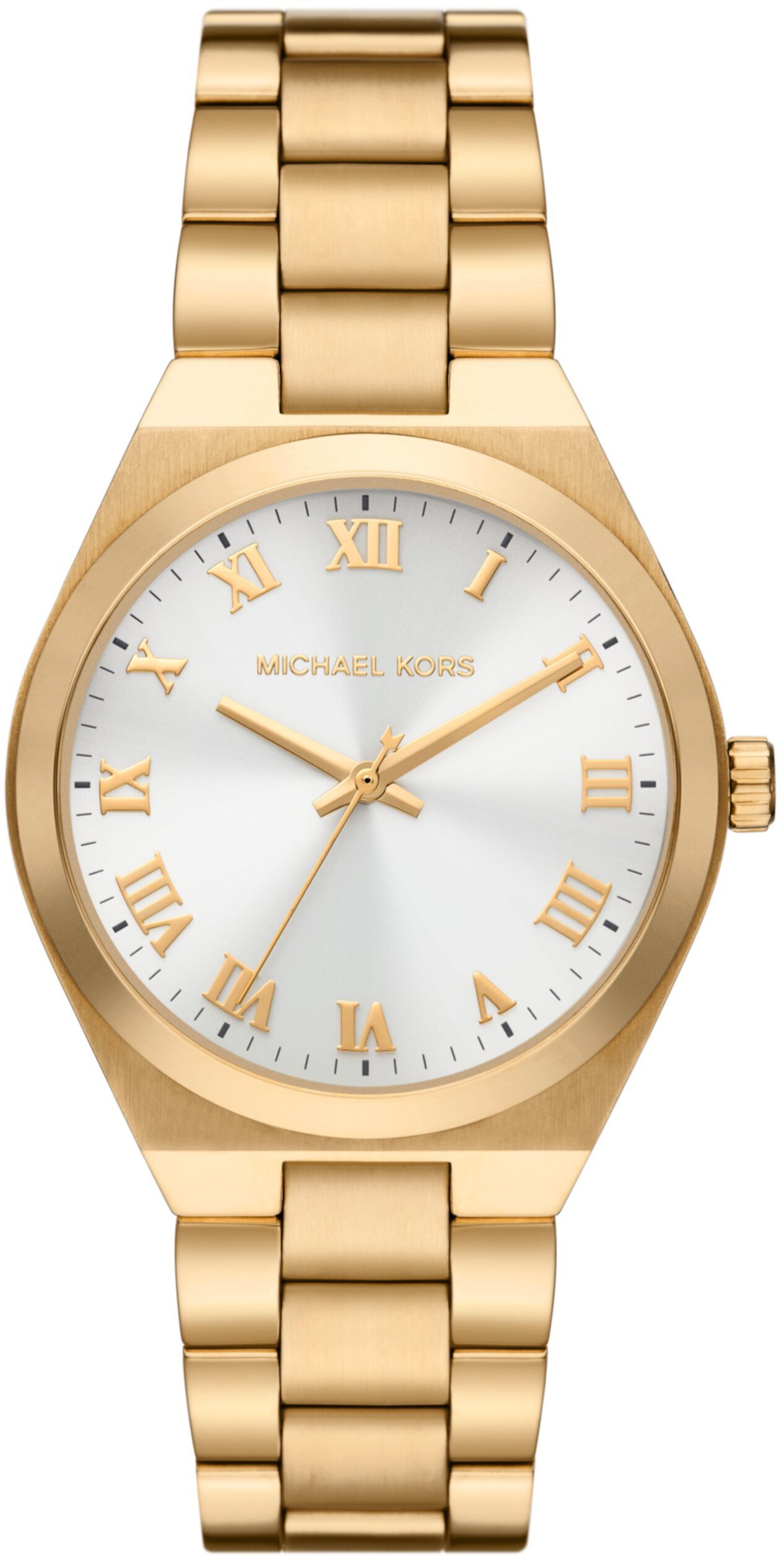 MK7391 - Часы Lennox с тремя стрелками из нержавеющей стали золотистого цвета Michael Kors
