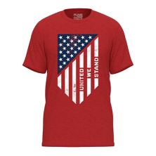 Men's Americana United We Stand Flag Graphic Tee MELMARC