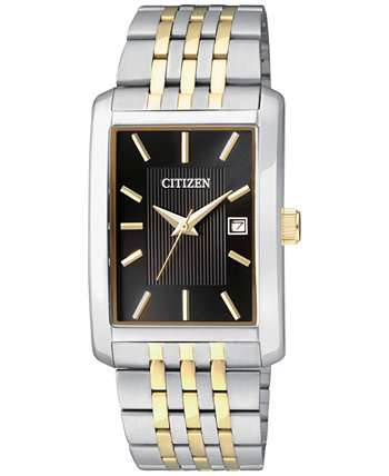 Мужские двухцветные наручные часы с браслетом из нержавеющей стали 38 мм BH1678-56E Citizen
