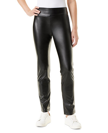 Women's Amanda High-Rise Straight-Leg Faux-Leather Pants Gloria Vanderbilt