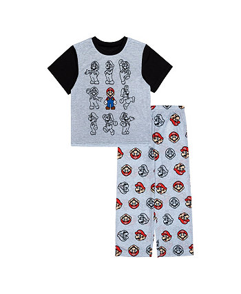 Little Boys Poly Pajama Set, 2 Pc Nintendo