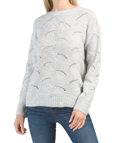 Пуловер-свитер Pointelle PEYTON PRIMROSE