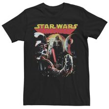 Мужская футболка с графикой и коллажем Star Wars Darth Vader Star Wars