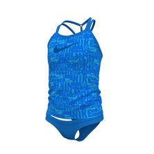 Комплект купальника-танкини Nike Retro Flow с Т-образной перекрещенной спиной для девочек 6–20 лет, состоящий из 2 предметов Nike