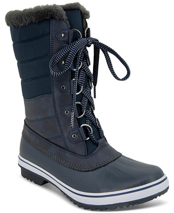 Женские непромокаемые стеганые ботинки для холодной погоды Siberia на шнуровке JBU