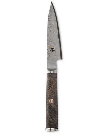 Черный 3,5-дюймовый нож для очистки овощей MIYABI