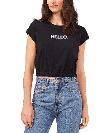 Женская футболка Hello, созданная для Macy's Riley & Rae