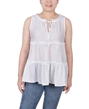 Ярусная блузка Petite без рукавов NY Collection