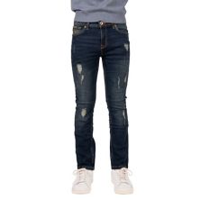 Boys 8-18 Fashion Distressed Jeans With Contrast Neon Stitch RawX