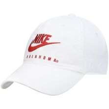 Мужская белая регулируемая кепка Nike Oklahoma Sooners Futura Heritage86 Nike