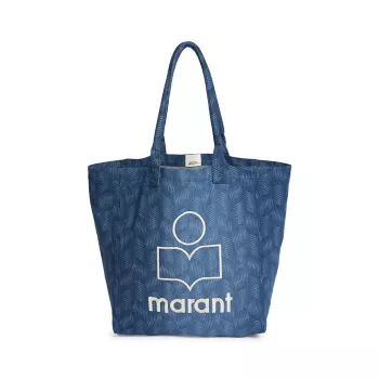 Small Yenky Canvas Logo Tote Bag ISABEL MARANT