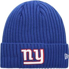 Классическая вязаная шапка с манжетами New Era Royal New York Giants для малышей New Era
