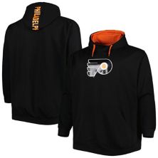 Мужские черные кеды Philadelphia Flyers Big &amp; Высокий флисовый пуловер с капюшоном Profile